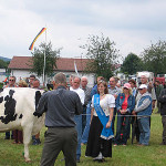 Regionalbauernverband Starkenburg mit dem Info-Truck „Grüne Energie Hessen“ auf dem Beerfelder Pferdemarkt