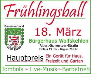 Frühlingsball Wolfskehlen