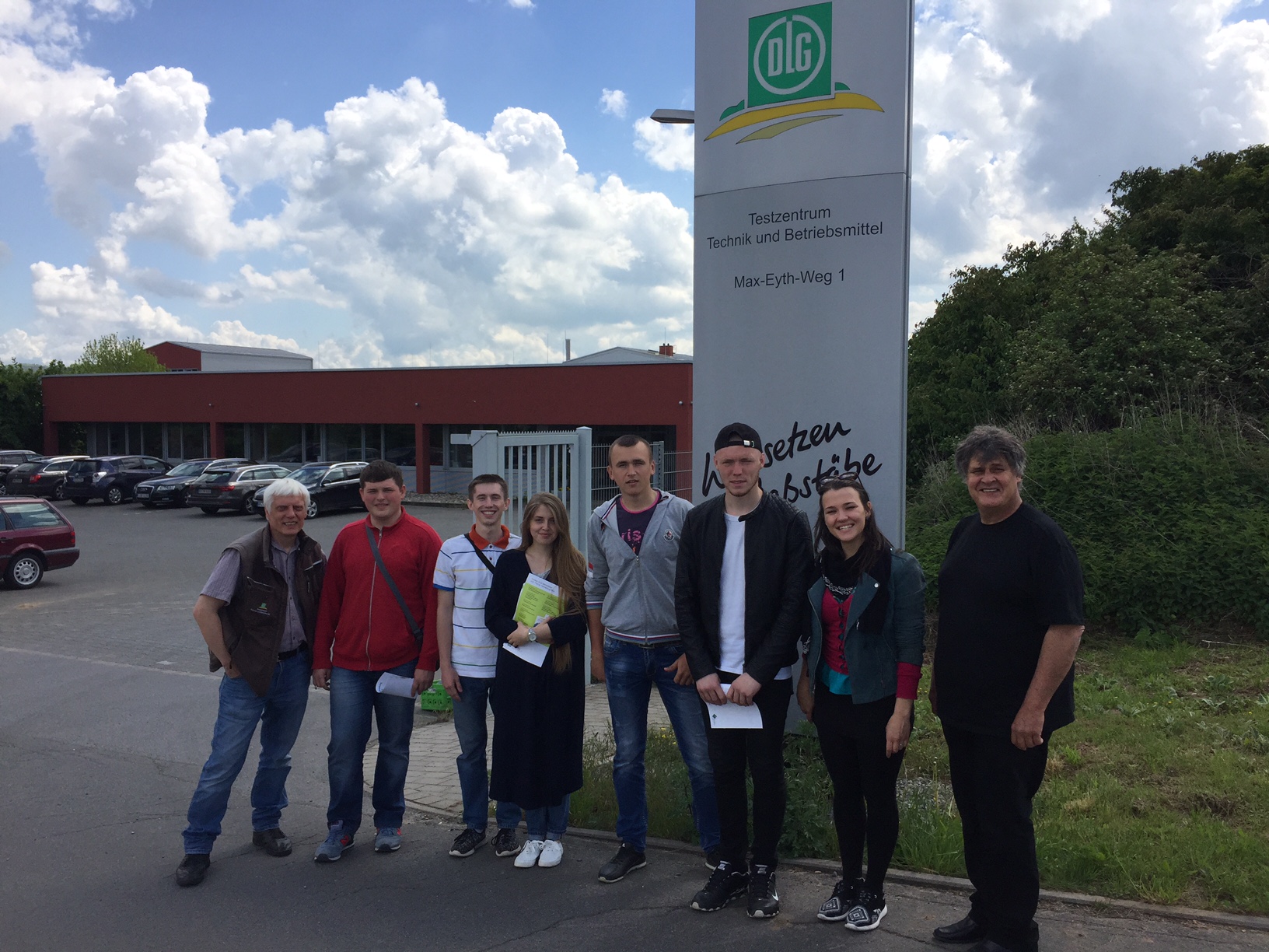Ukrainische Studenten zu Besuch im DLG Testzentrum