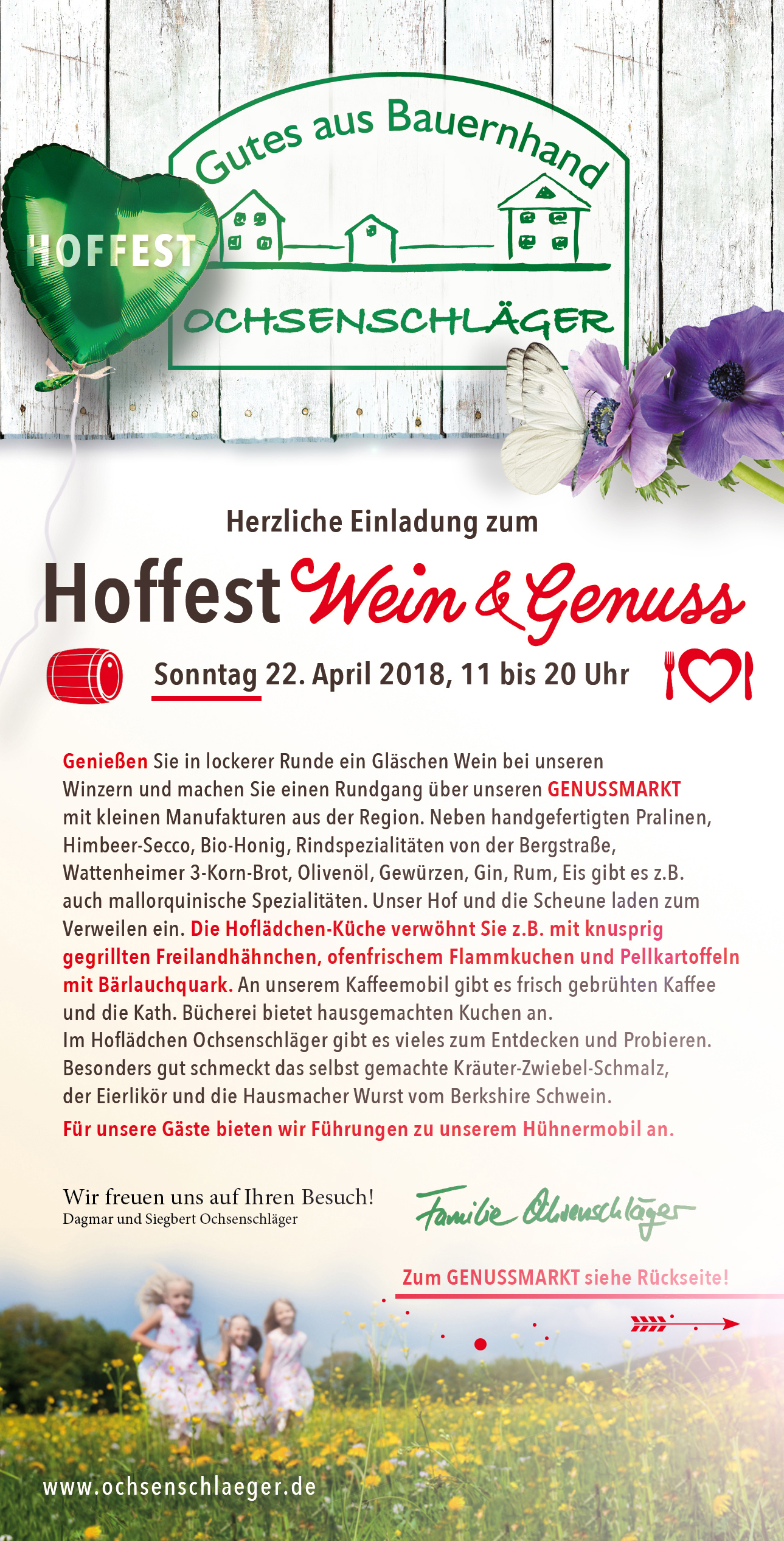 Hoffest "Wein und Genuss"