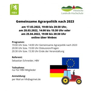Gemeinsame Agrarpolitik nach 2023